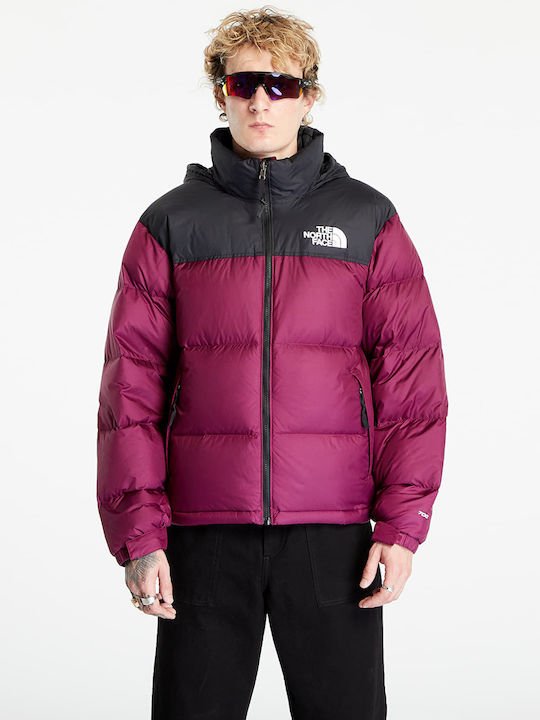The North Face 1996 Retro Nuptse Χειμωνιάτικο Μπουφάν Puffer Boysenberry/Black