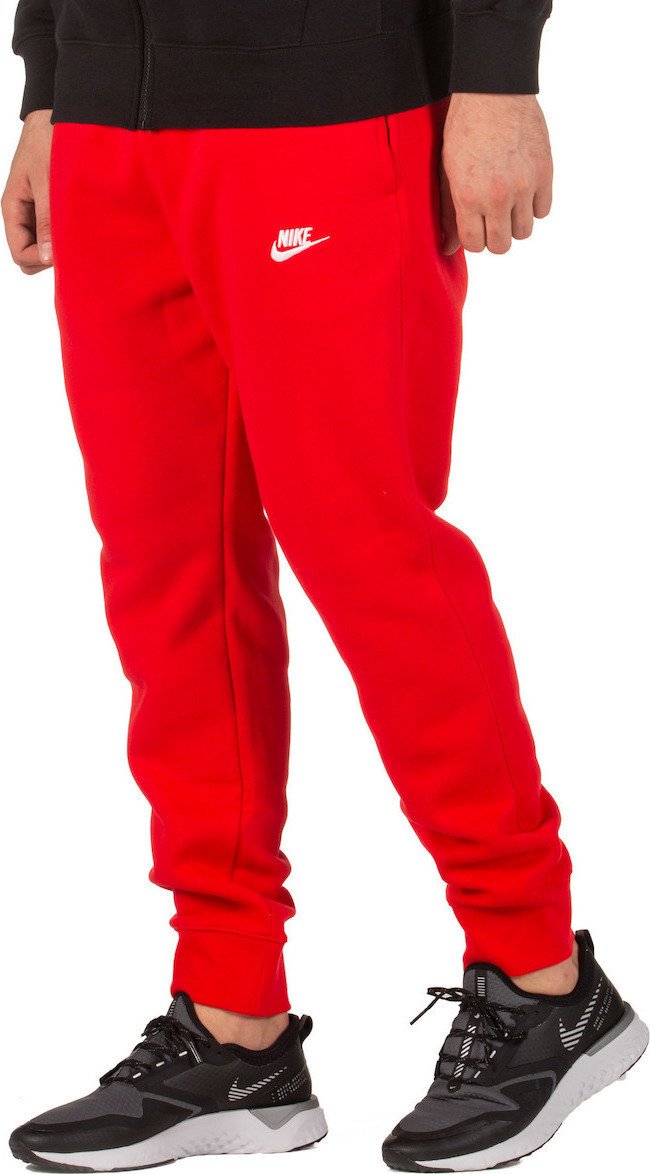 NikeSportswear Club Παντελόνι Φόρμας με Λάστιχο Κόκκινο
