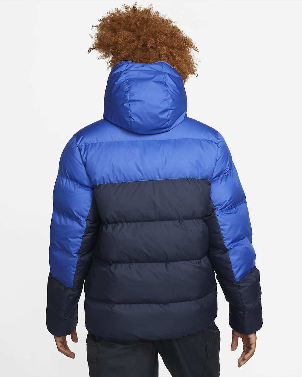 NikeΧειμωνιάτικο Μπουφάν Puffer Αδιάβροχο και Αντιανεμικό Royal Blue - Image 2
