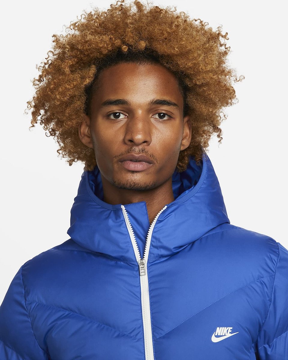 NikeΧειμωνιάτικο Μπουφάν Puffer Αδιάβροχο και Αντιανεμικό Royal Blue - Image 3